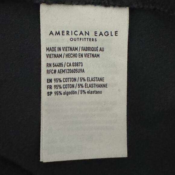 AMERICAN EAGLE AE Cinch Shoulder Smooth Knit Sleeveless Tank Tee Cropped NWOT S - Picture 7 of 7